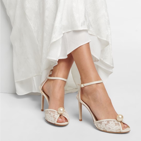 Jimmy Choo Sacora 85 Lace Size 37 - Picture 2 of 11